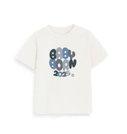 Organic Natural Printed Kids T-Shirt