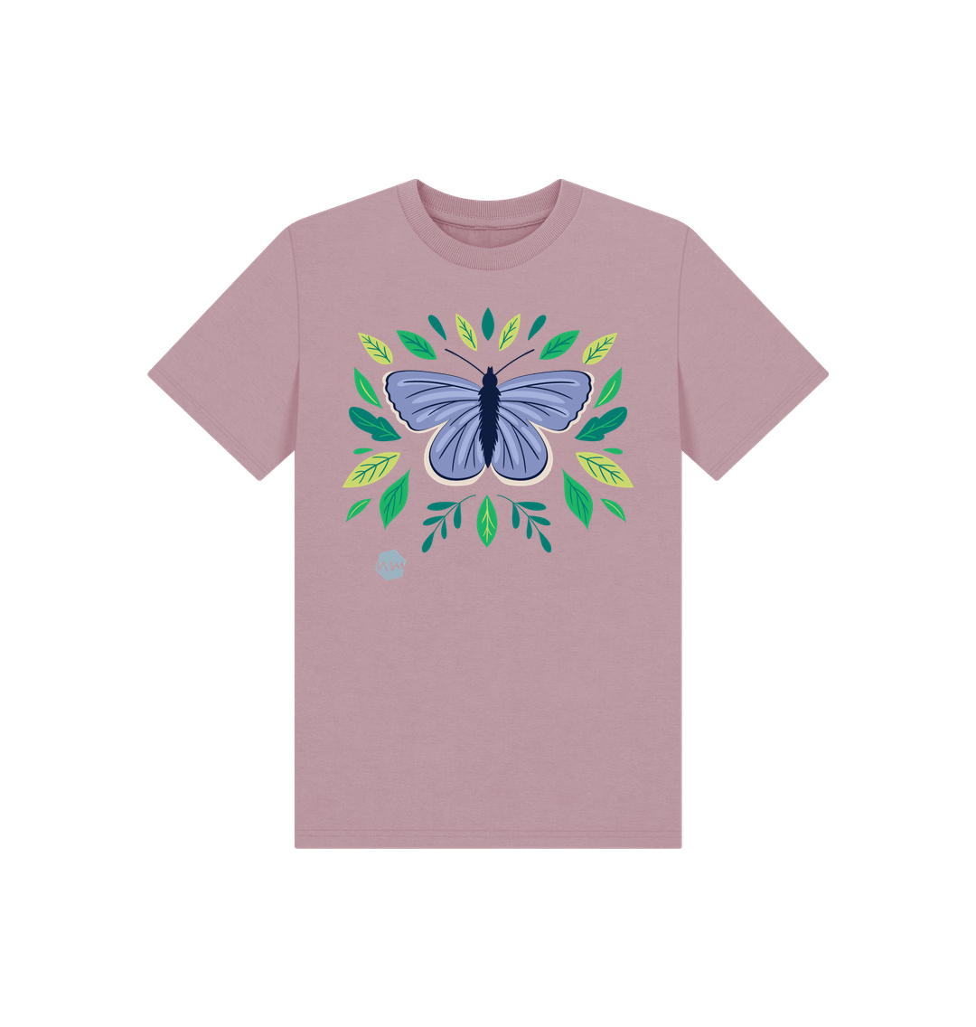 Mauve Printed Kids T-Shirt