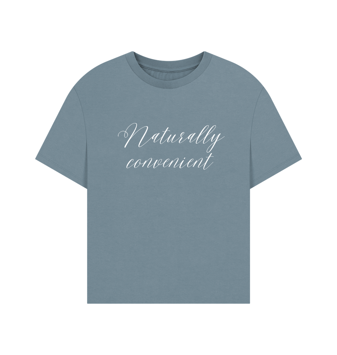 Stone Blue Printed T-shirt