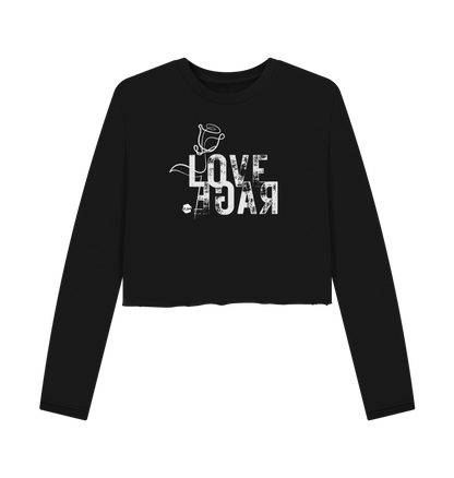 Black Printed Boxy Jumpers Front