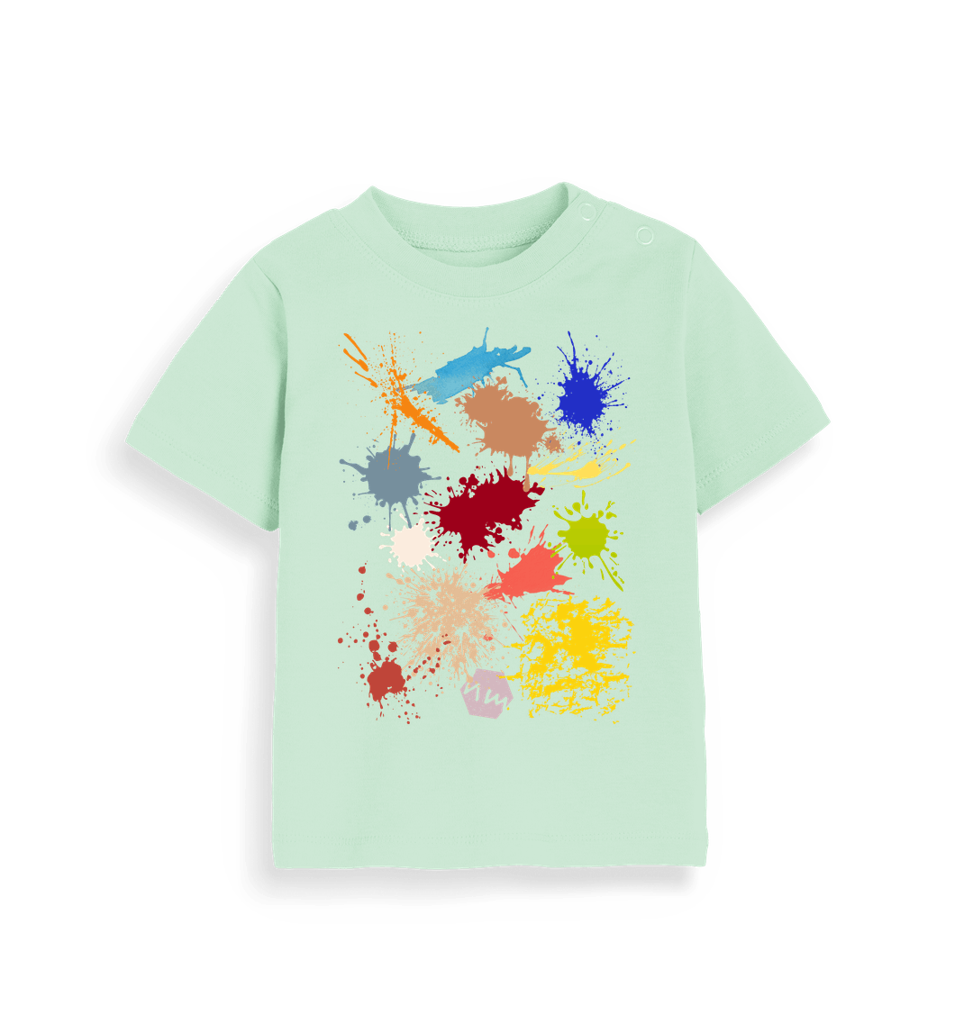 Mint Printed Kids T-Shirt