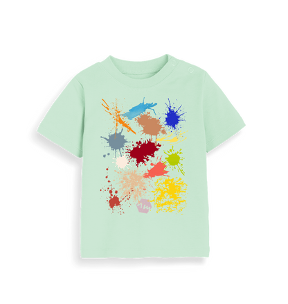 Mint Printed Kids T-Shirt