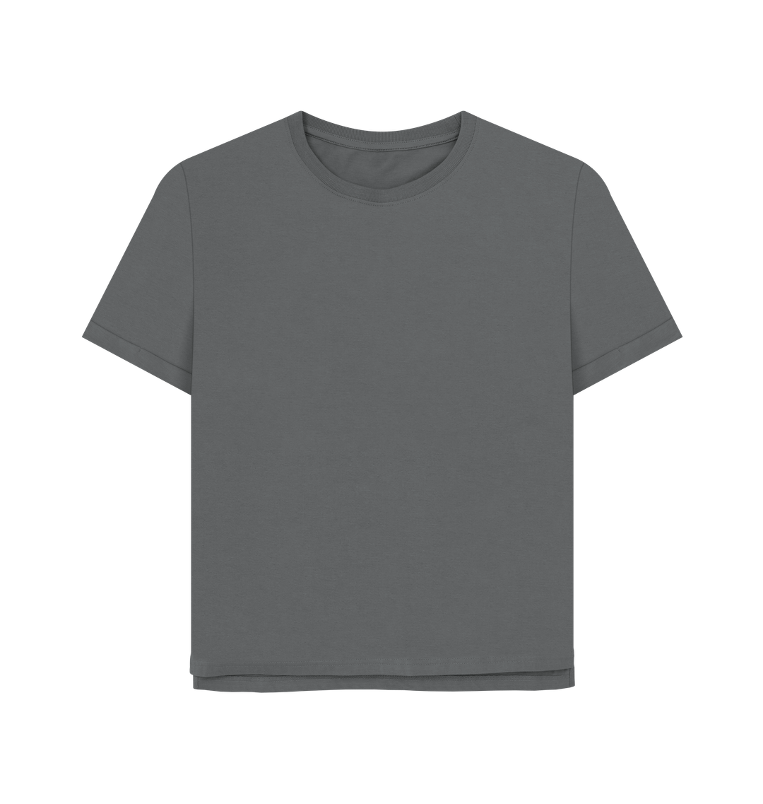 Slate Grey Printed T-shirt Front