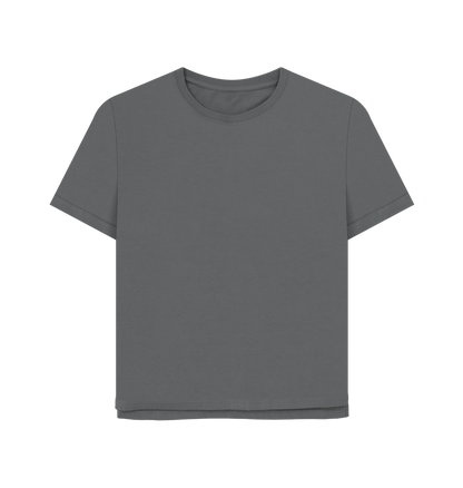 Slate Grey Printed T-shirt Front