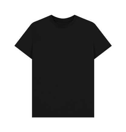 Black Printed T-shirt Front