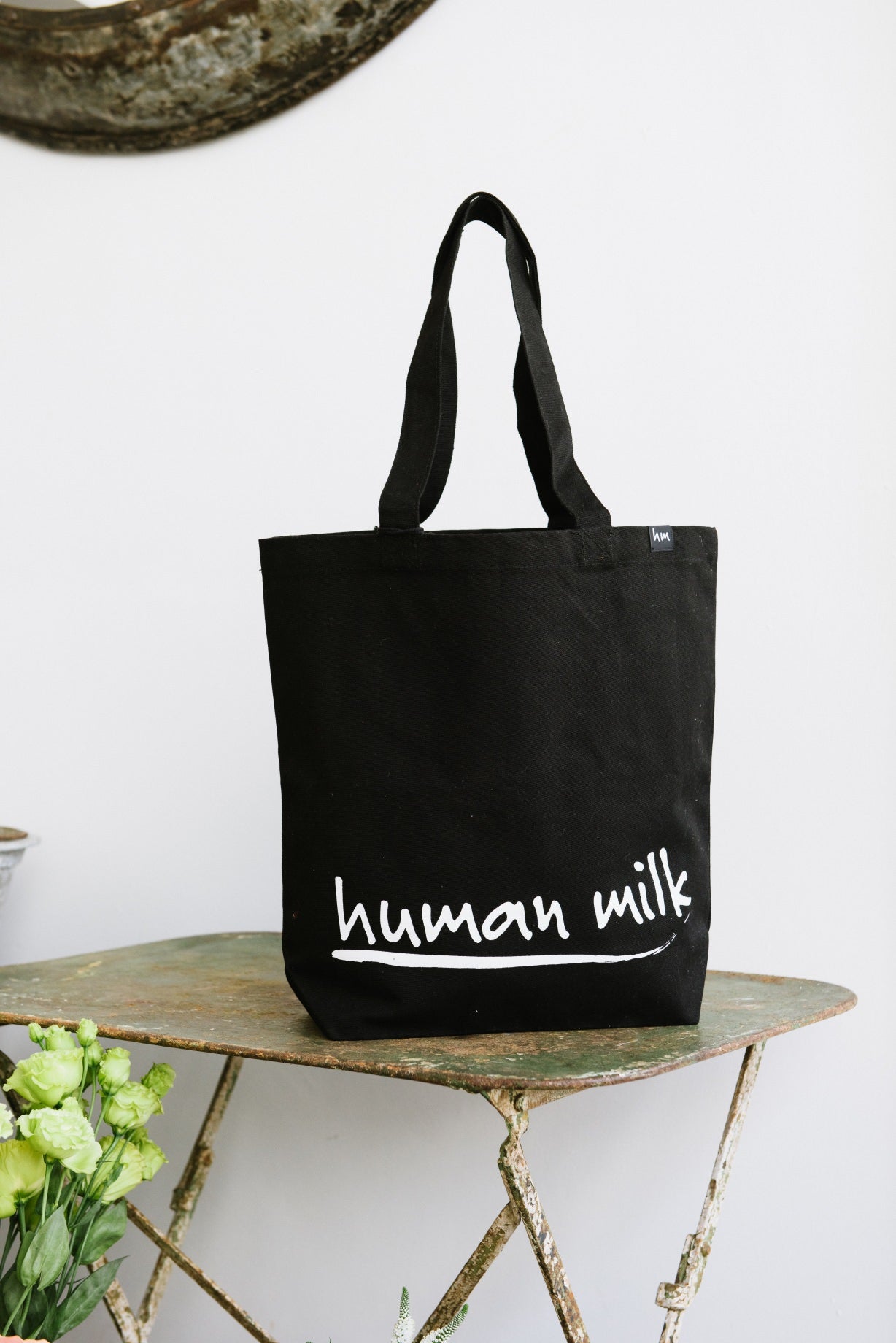 Signature Tote Bag, Heavyweight- Black