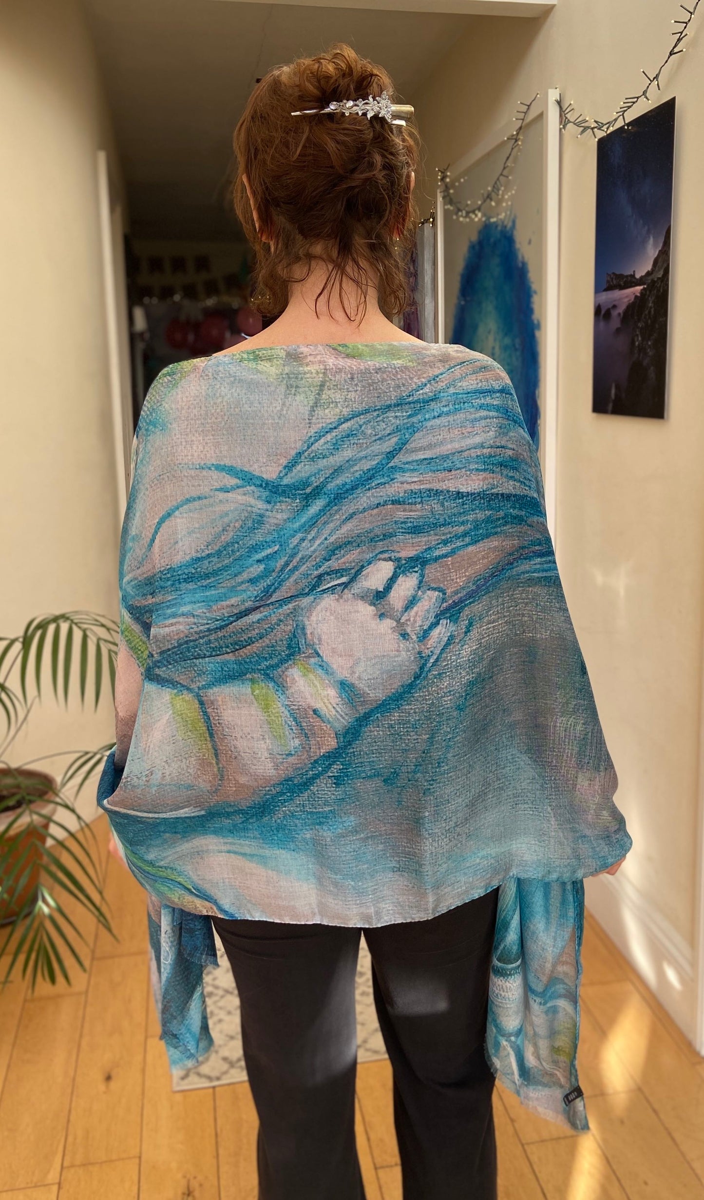 Scarf Chloe Trayhurn x Human Milk - SLEEPY HANDS 180cm x 70cm